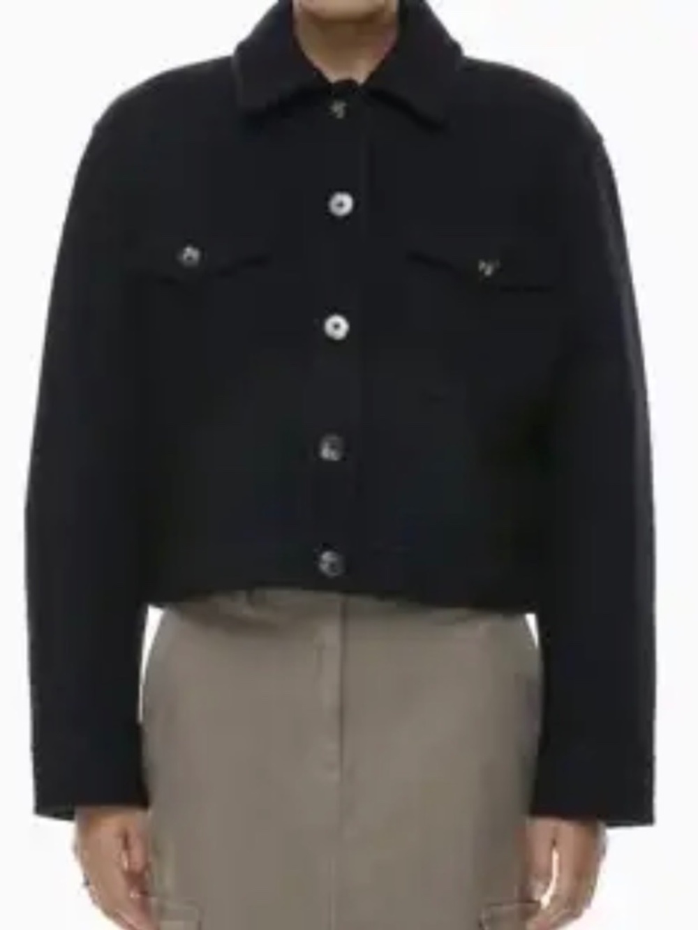 100% Merino wool Artizia jacket cropped